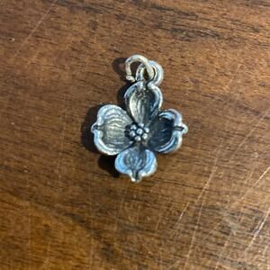 James Avery 925 Retired Dogwood Flower Charm